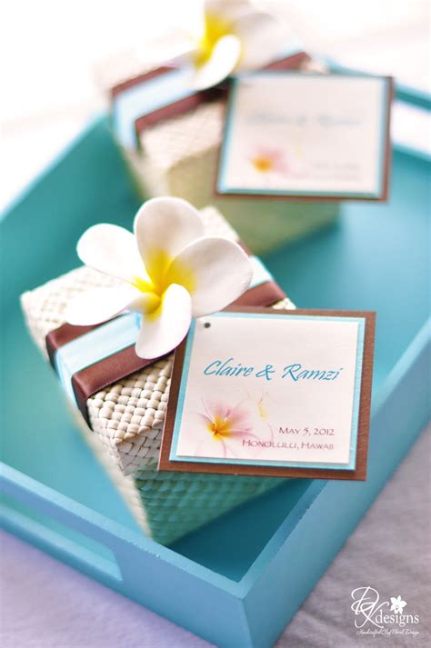 DK Designs: Destination Hawaii Wedding Favors