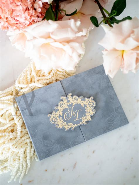 Tri Fold Wedding Invitations Shop Our Elegant Gatefold Pocket Invitations
