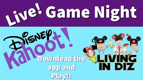 🔴 Live Lid Game Night Join Us Live For Disney Kahoot And Trivia