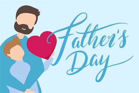 Happy Fathers Day Card Vector Free Vector Rawpixel