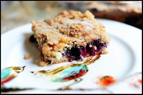 Perfect for a summer picnic. blueberry crumb cake.
