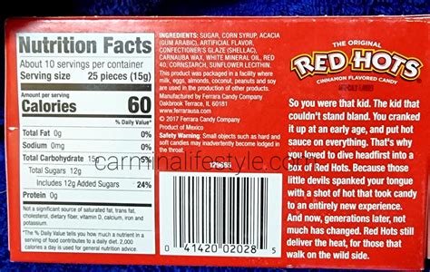 the original red hots cinnamon flavored candy made in usa