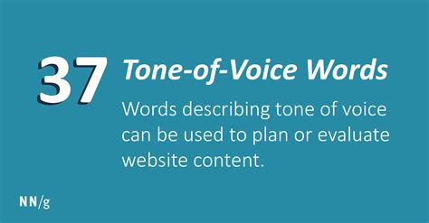 A List Of 37 Words Describing Tone Of Voice Can Be Used To Plan Or