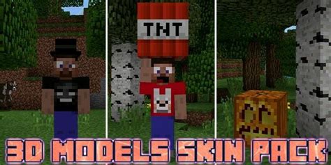 3d Models Skin Pack For Mcpe For Android Apk Download