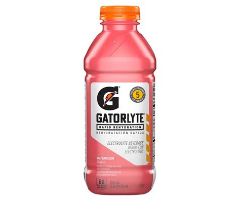 Gatorade Watermelon Rapid Rehydration Electrolyte Beverage 20 Oz