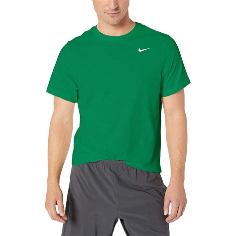 Nike Nike Mens Dry Tee Dri Fit Solid Cotton Crew Shirt For Men