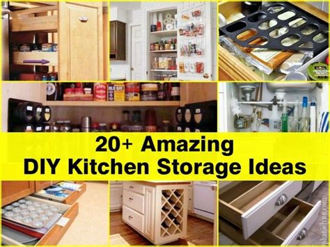 Kitchen Storage Ideas That Are Easy To Make And Great For Small Spaces