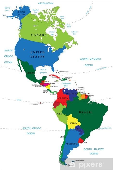 Mapa Ameryki P Lnocnej I Poludniowej Mapa Przystank W