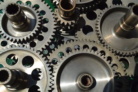 Gears Engine Mechanical Engineering Steampunk Metal Machinery