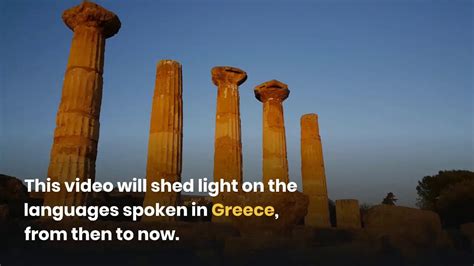 🆕what Are The Main Languages Spoken In Greece Ancient Greece 2021
