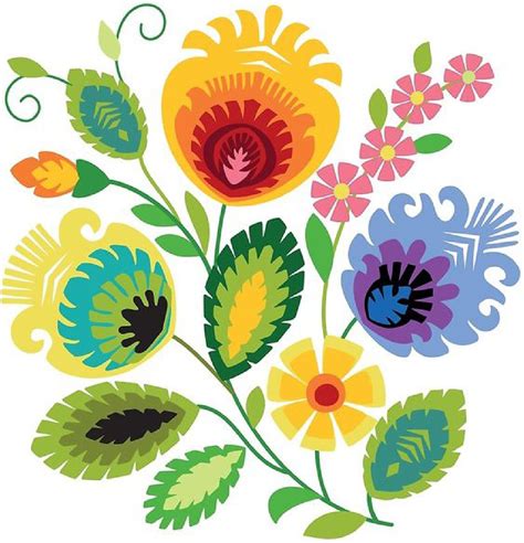 pin by vasant on vasantbhai folk art flowers polish folk art flower embroidery designs