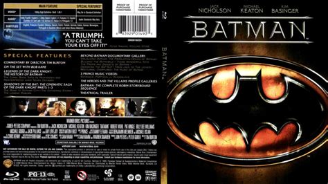 Batman 1989 R1 Blu Ray Cover And Label Dvdcovercom