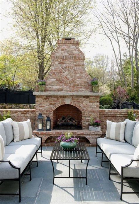 Interesting Rustic Outdoor Fireplace Designs Barbecue Party 26