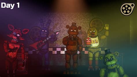 Making Fnaf 9th Anniversary Posters Day 1 Sfm Time Lapse Youtube
