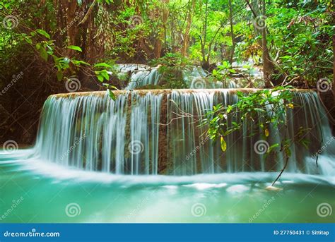 Blue Stream Waterfall Stock Image Image Of Exotic Cascade 27750431