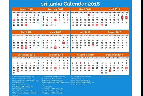 2021 Calender In Sri Lanka Photo Calendar Template Printable
