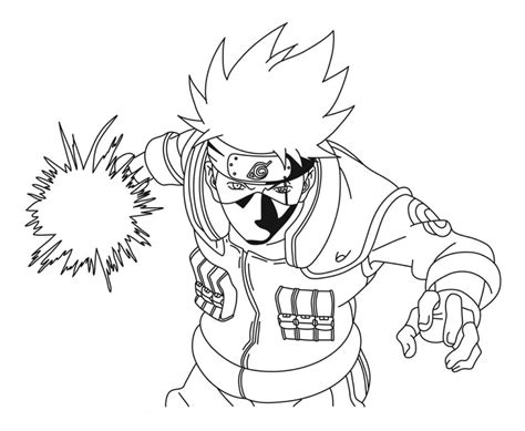 Coloriages Kakashi à imprimer - Coloriages à imprimer