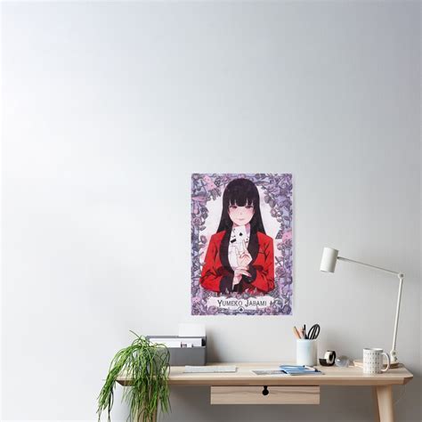 Yumeko Jabami Poster For Sale By Saikishop Redbubble