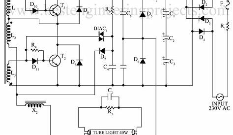 hid electronic ballast circuit diagram