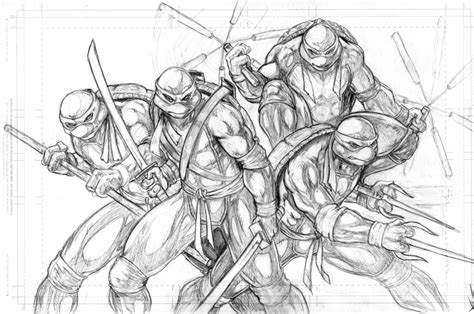Teenage Mutant Ninja Turtle Sketch Drawing Ninja Art Ninja Turtles Art