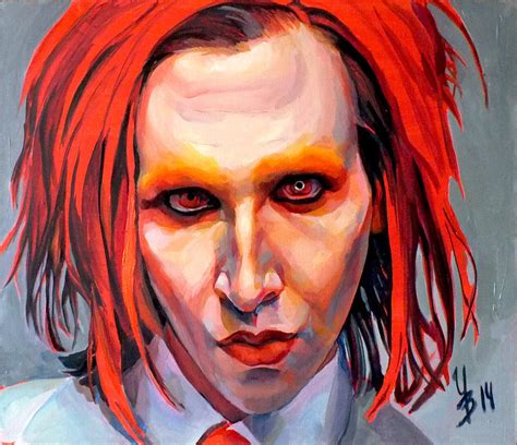 Marilyn Manson Marilyn Manson Art Marilyn Manson Paintings Painting