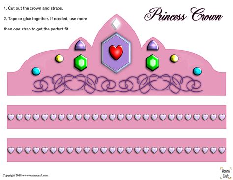 Disney Princess Crowns Printable