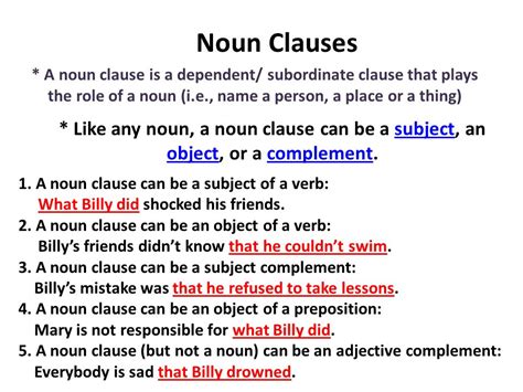 A noun clause is a clause that plays the role of a noun. 33 TUTORIAL EXAMPLE OF NOUN DEPENDENT CLAUSE WITH VIDEO TIPS TRICKS TUTORIAL - * Example