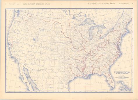 Map Of Usa Waterways Topographic Map Of Usa With States