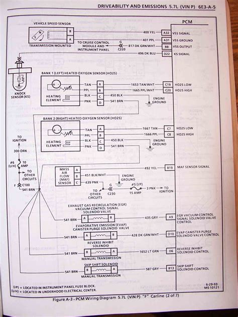 1995 F Body Wire Harness Schematics