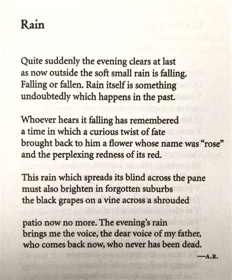 Jorge Luis Borges Rain Poem A Day Poems Beautiful Poetry