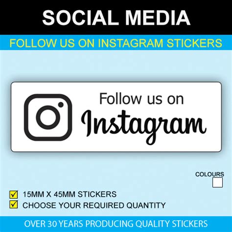 Light pink add logo homemade baked goods classic round sticker. Instagram Stickers | Follow Us On Instagram Stickers ...