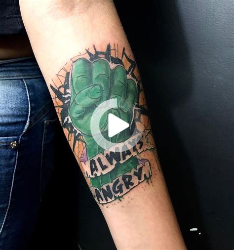 Updated 30 Incredible Hulk Tattoos For 2020 March 2020 In 2020