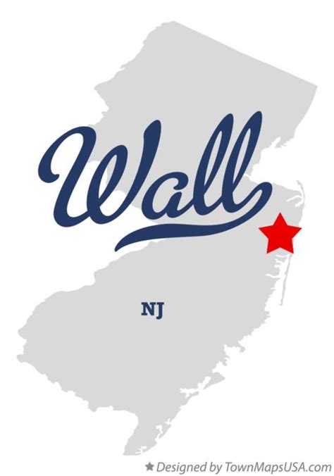 Map Of Wall Nj New Jersey