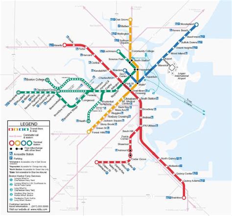 The Boston Subway Transportation System Mbta Consists Of Four Download Scientific Diagram