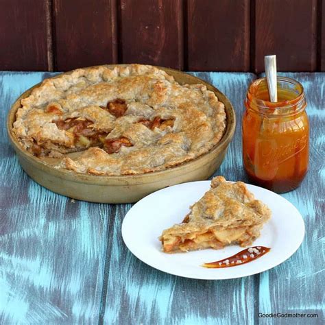 This recipe seriously can not be easier and it tastes like you were in the kitchen all day! I Am Thankful for Salted Caramel Apple Pie - Goodie ...