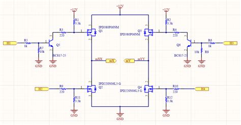 H Bridge Mosfet Schematic