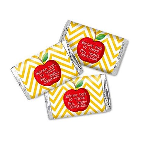 Back To School Mini Candy Bar Wrappers Etsy Paper Back To School