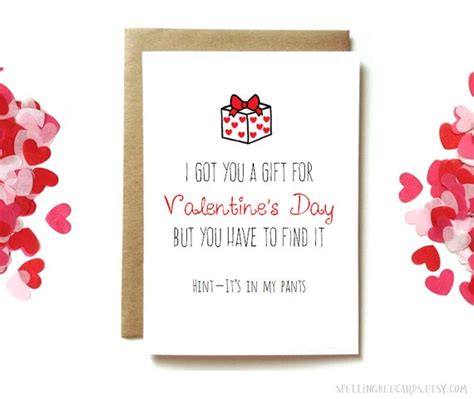 Valentines Day Sexy Naughty Card For Wife By Spellingbeecards
