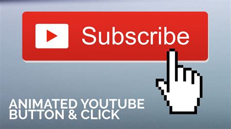 Download Animated Subscribe Button With Click In After Effects By