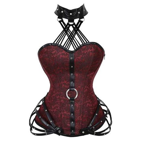 choker brocade gothic steampunk corset lingerie steampunk steampunk wedding dress style