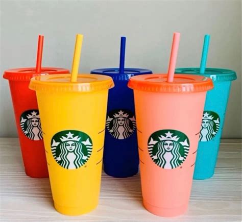 Color Changing Starbucks Cups Limited Edition Color Changing Etsy