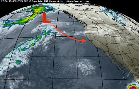 Noaa Gulf Of Alaska Storm Headed To California Monday 12 24 Of Snow