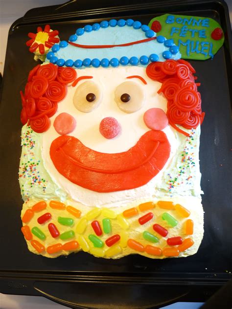 Clown Cake Decorating Ideas