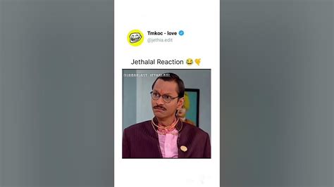 Jethalal Reaction 😂 Jethalal Funny Comedycharacter Shortviral