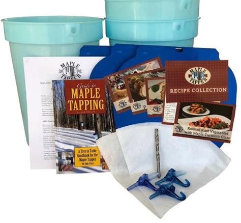 Deluxe Maple Tree Tapping Kit 3 3 Gal Sap Buckets Lids Etsy