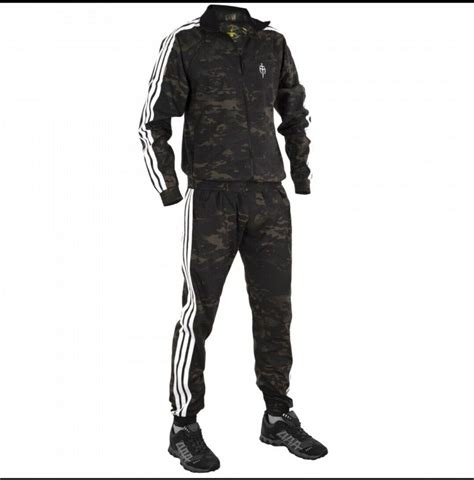 Gopnik Adidas Style Tracksuit Tactical Multicam Black Mordor Tactical