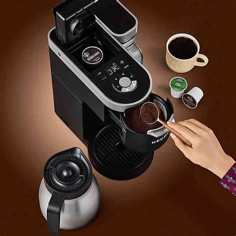 Thermal carafe keeps coffee hot and fresh. Keurig® K-Duo Plus™ Coffee Maker with Single Serve K-Cup ...