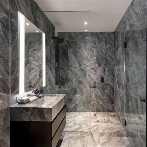 Ten Bathrooms That Celebrate The Variety Of Veiny Marble Designlab