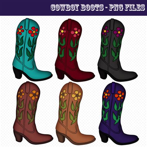 Cute Cowgirl Boots Clipart Clip Art Library