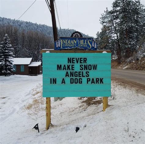 Snow Angels Funny Puns Funny Pictures Funny Signs